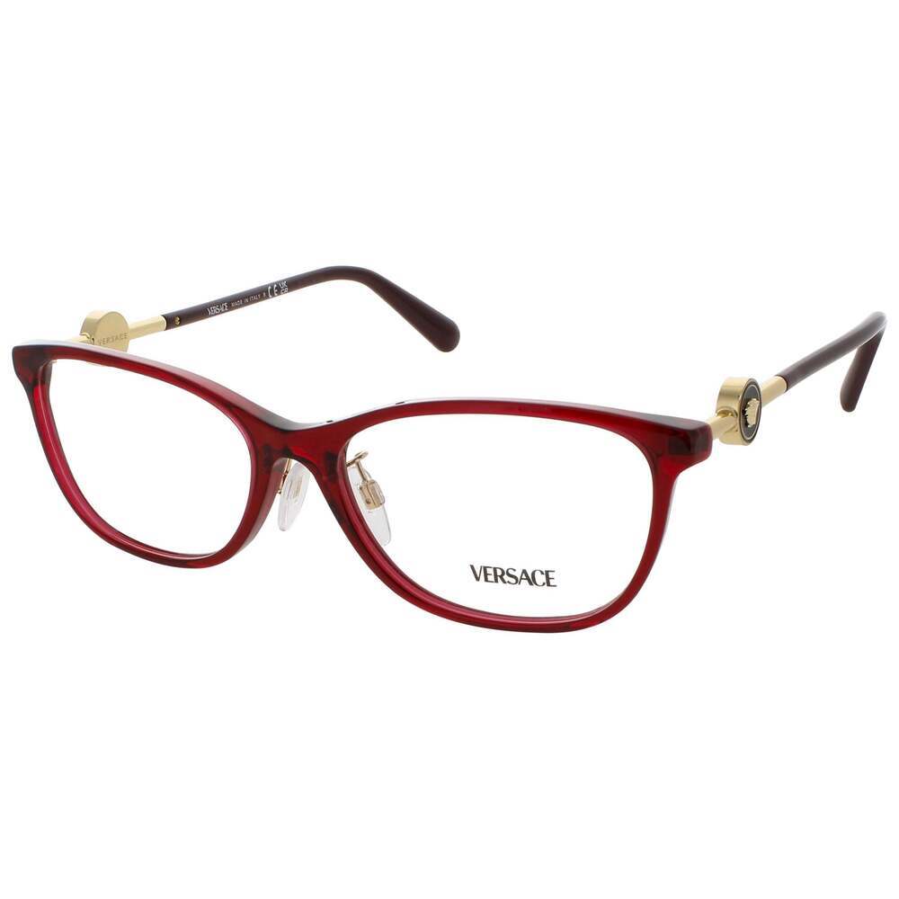 Versace 0VE3297D-388 Women's Sunglasses 388 TRANSPARENT RED ACETATE